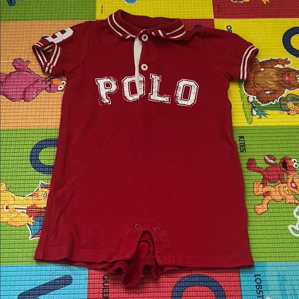 Polo by Ralph Lauren Kids Red Polo One piece